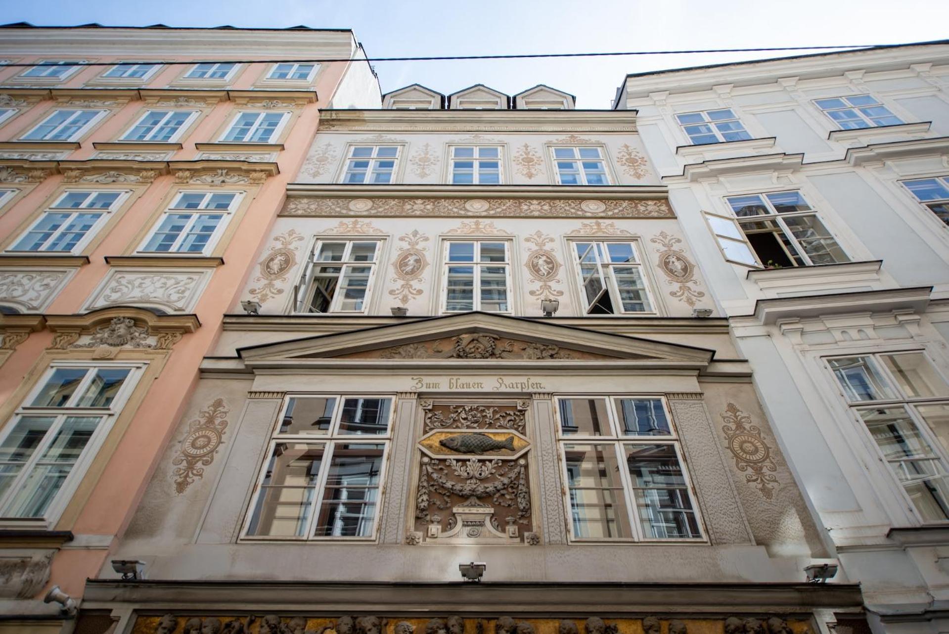 Zum Blauen Karpfen Leilighet Wien Eksteriør bilde